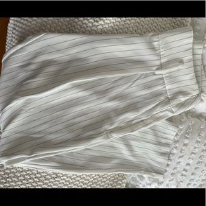 White Pin Stripe Rachel Zoe Dress Pants